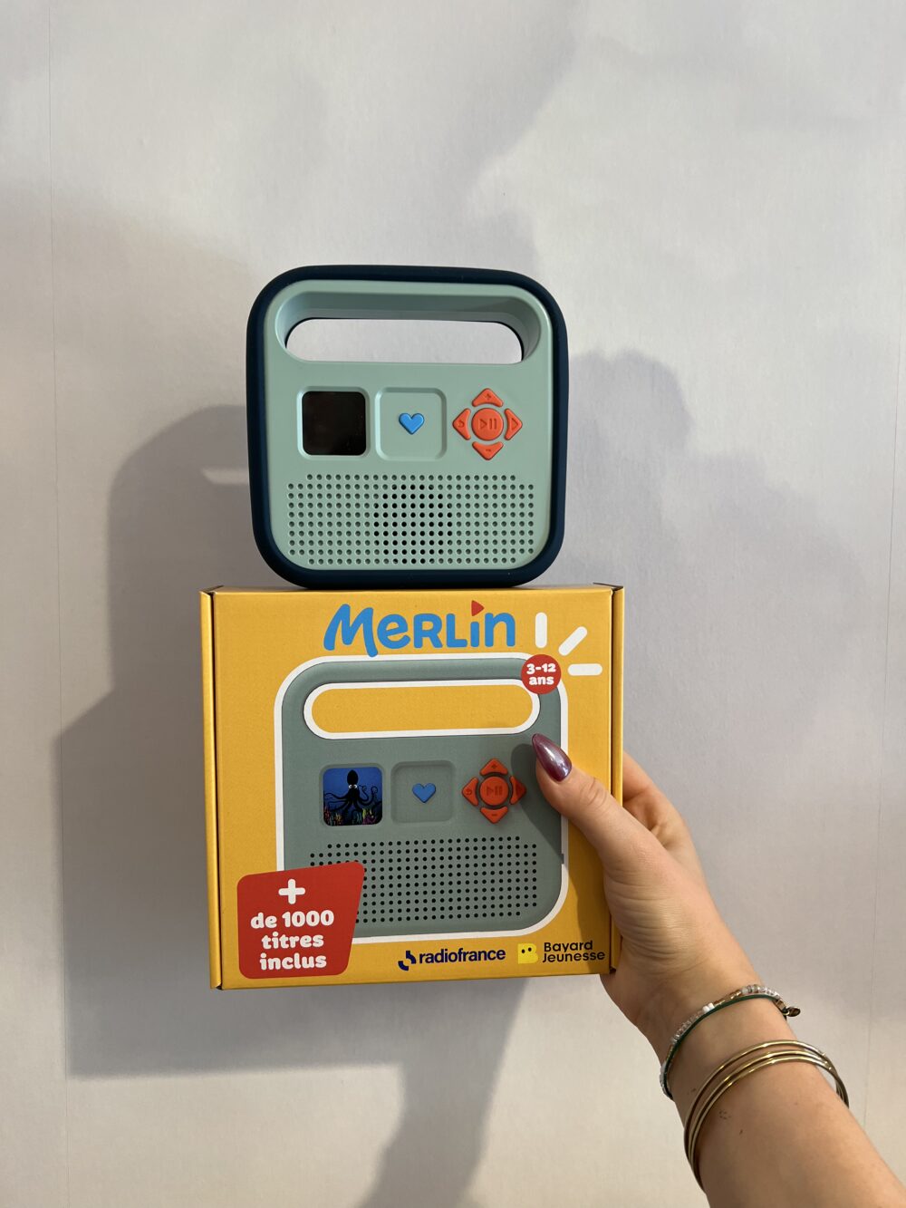 Merlin enceinte boite à histoires