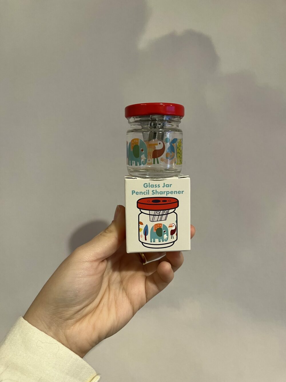 Taille-crayons en verre
