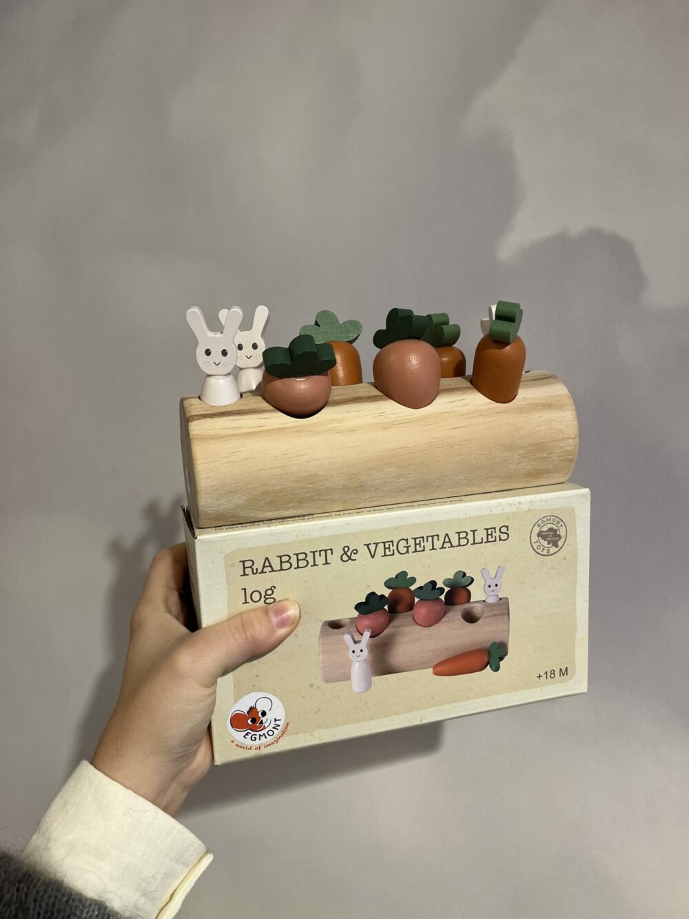 Bûche de lapins et légumes à encastrement