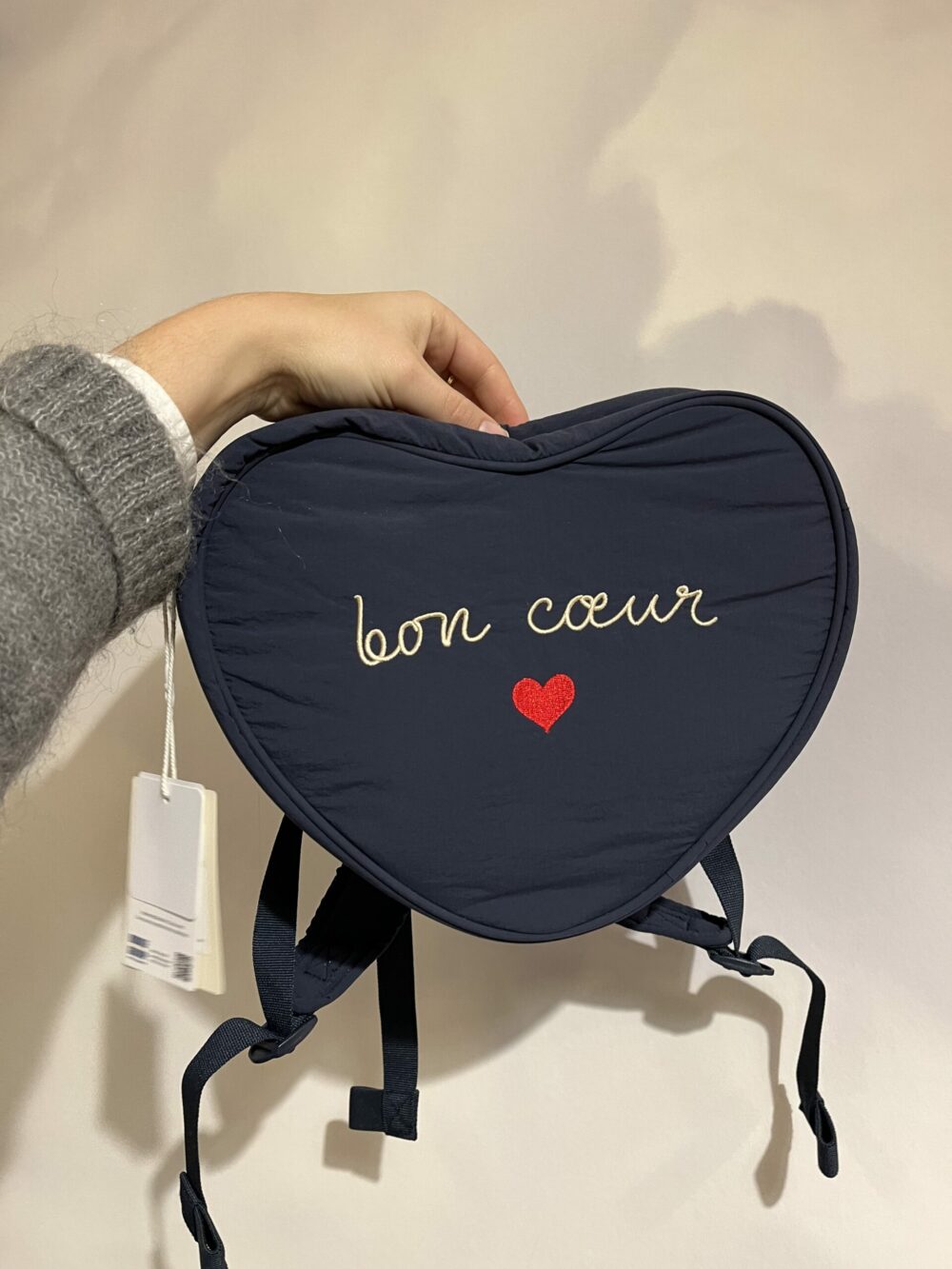 Sac à dos en forme de cœur