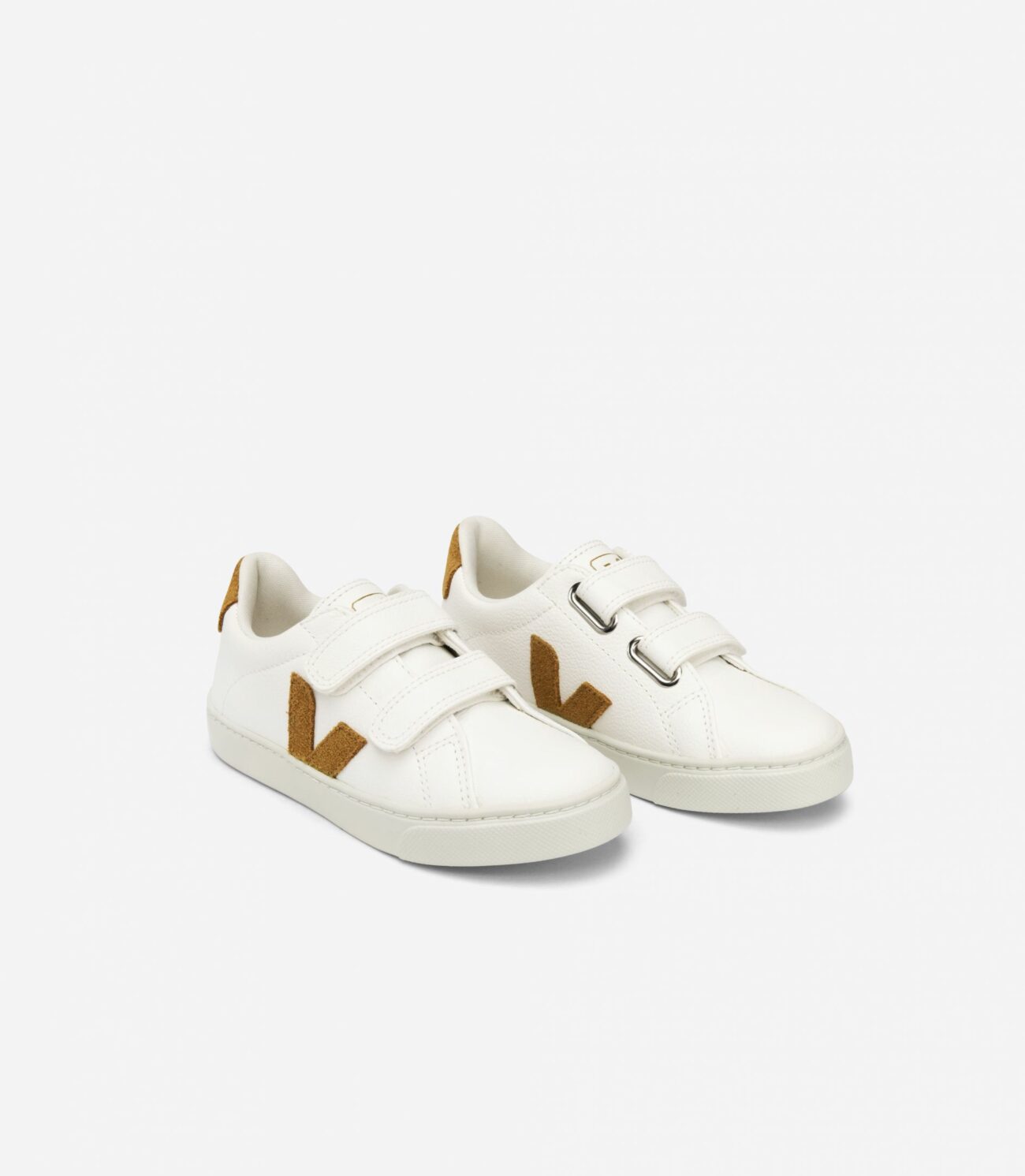 Basket Veja Esplar chromefree leather white camel – Image 3