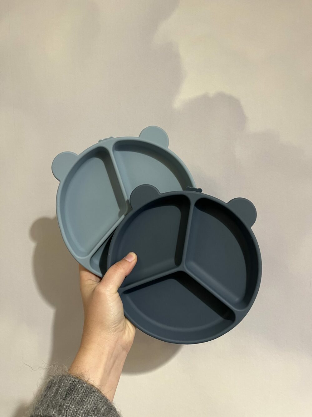 Assiette à ventouse en silicone