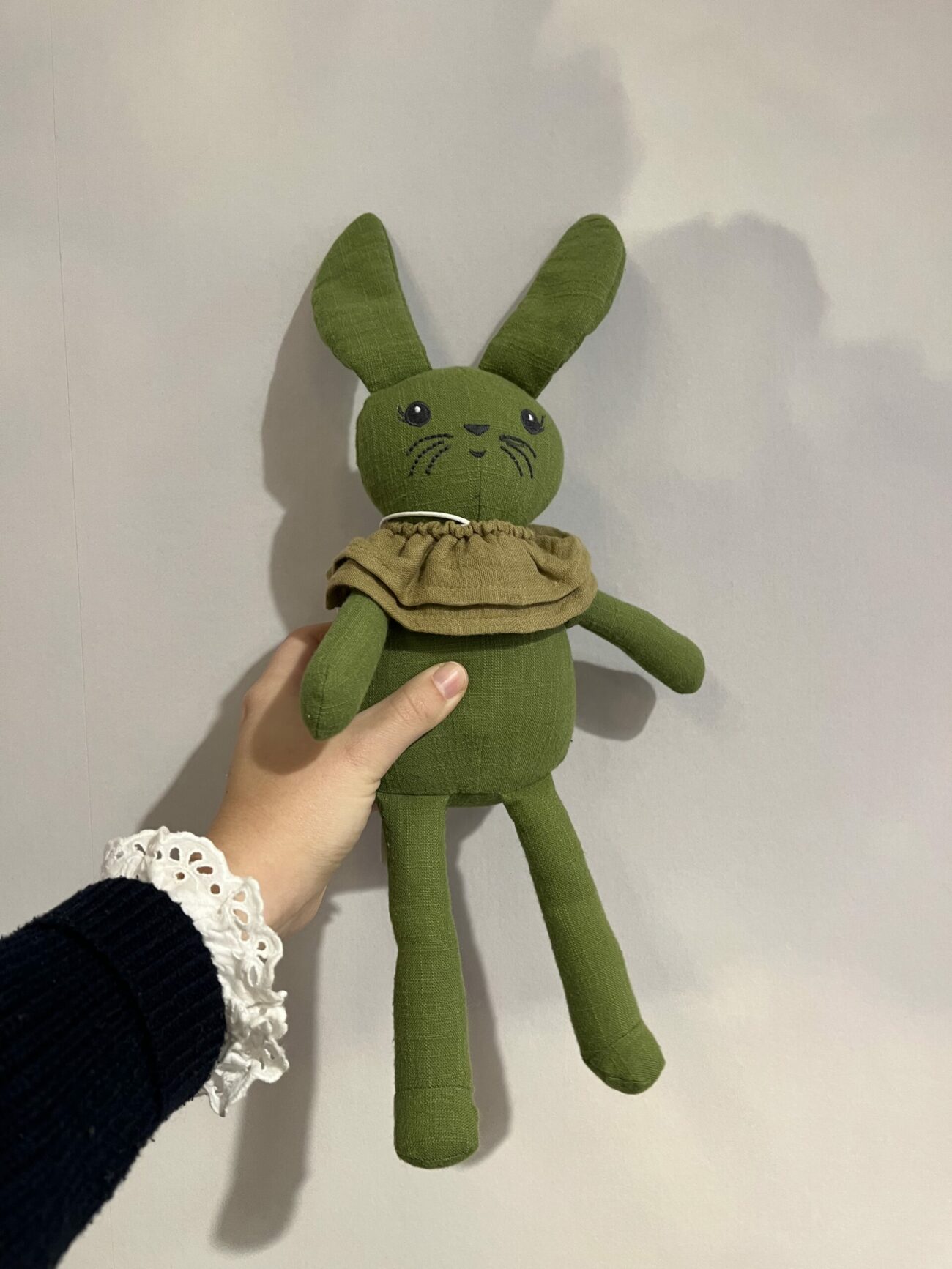 Peluche lapin coton Elodie Détail
