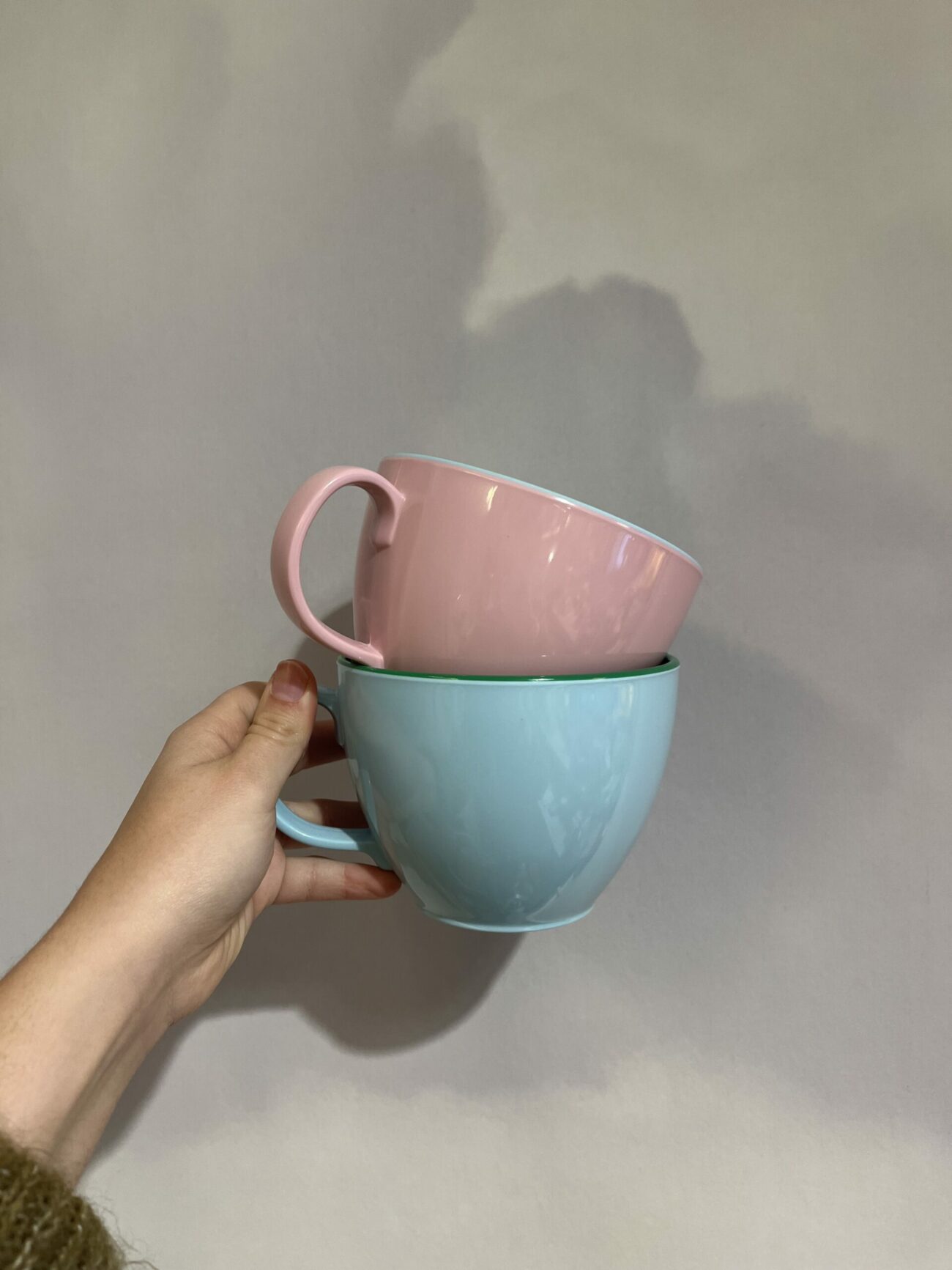 Mug en mélaminé bicolore