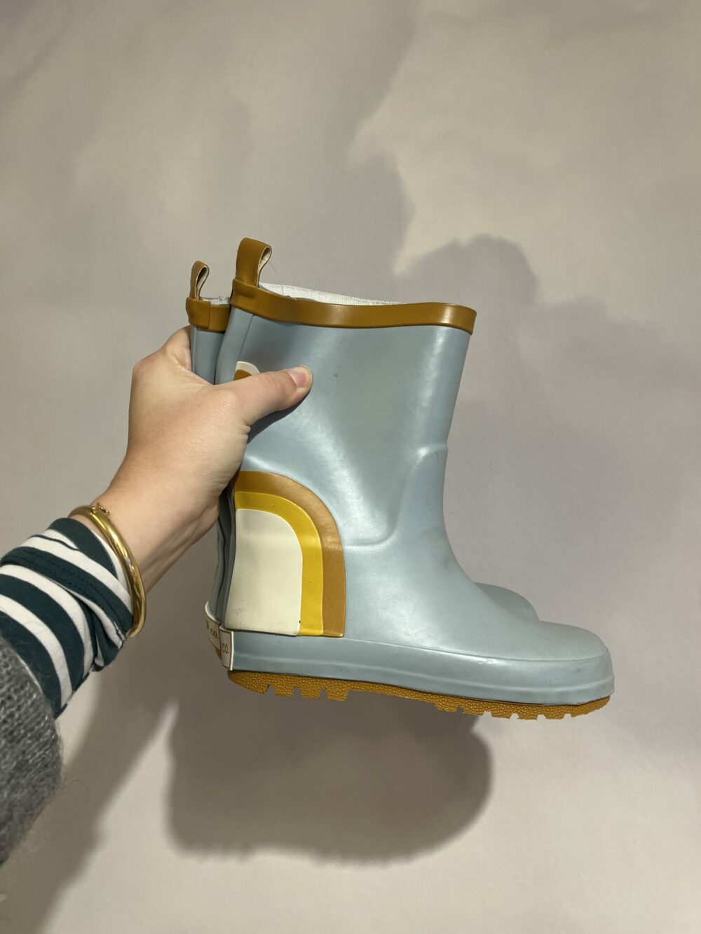 Bottes en caoutchouc et coton