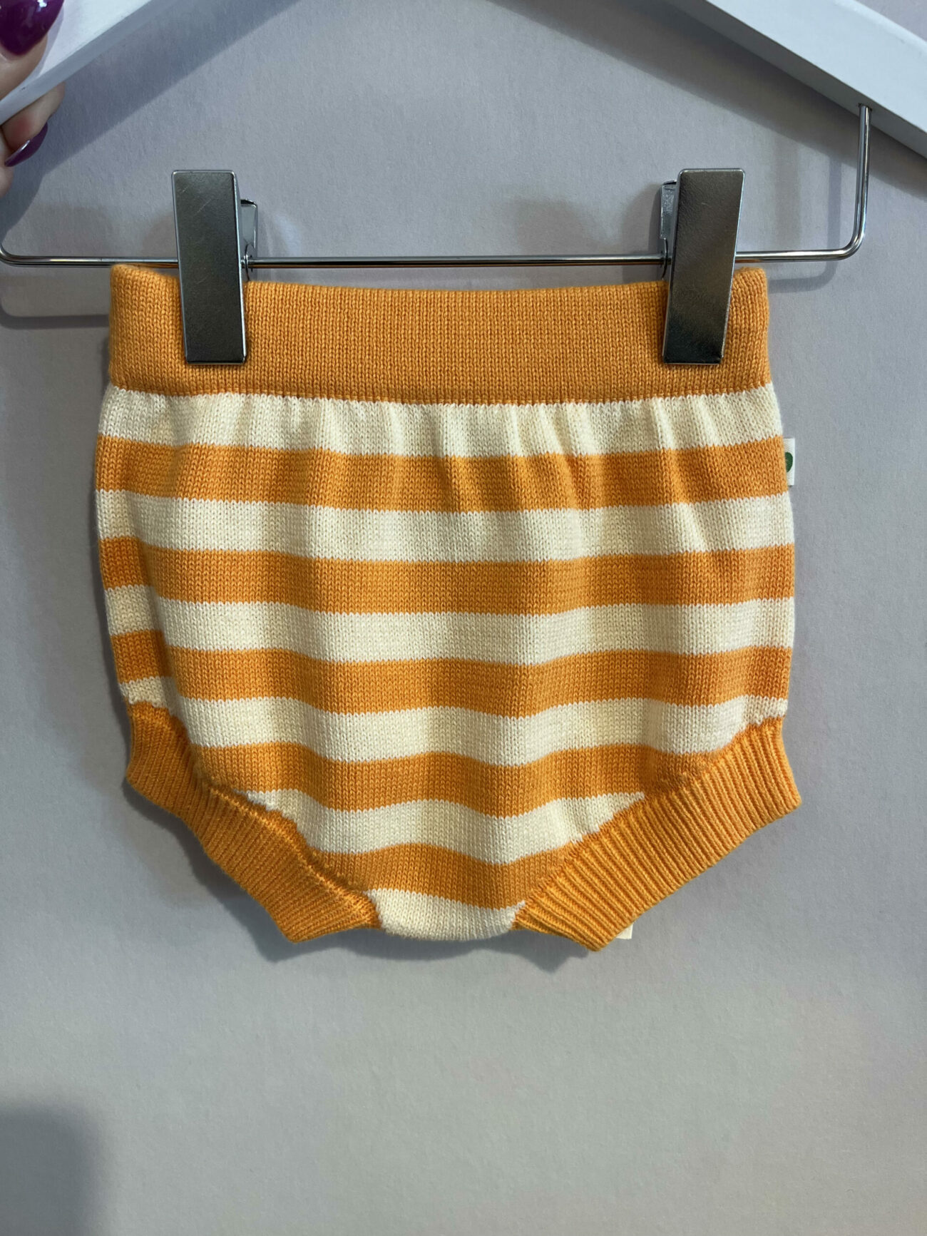 Mini short pour bébé en coton bio