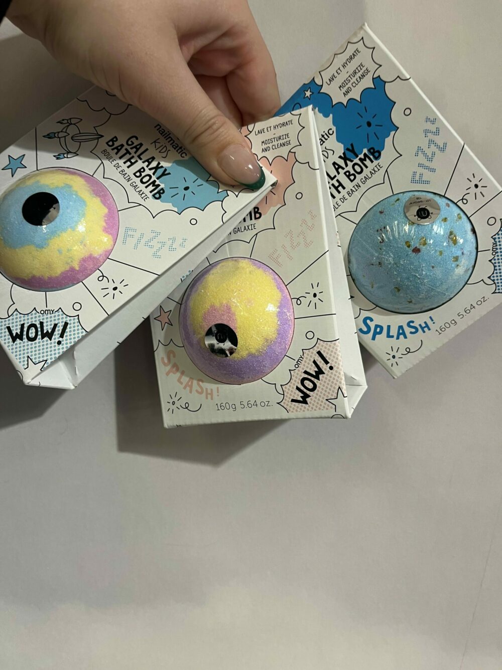 Boule de bain galaxie