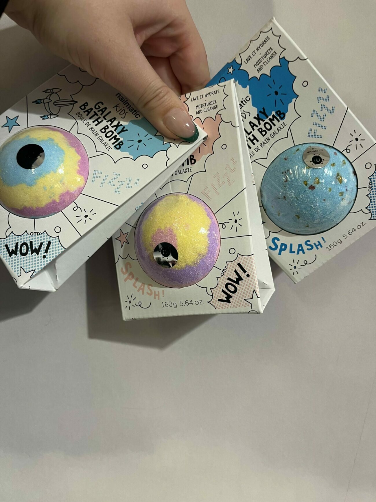 Boule de bain galaxie