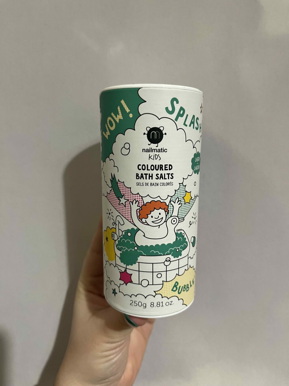Sels de bain colorés