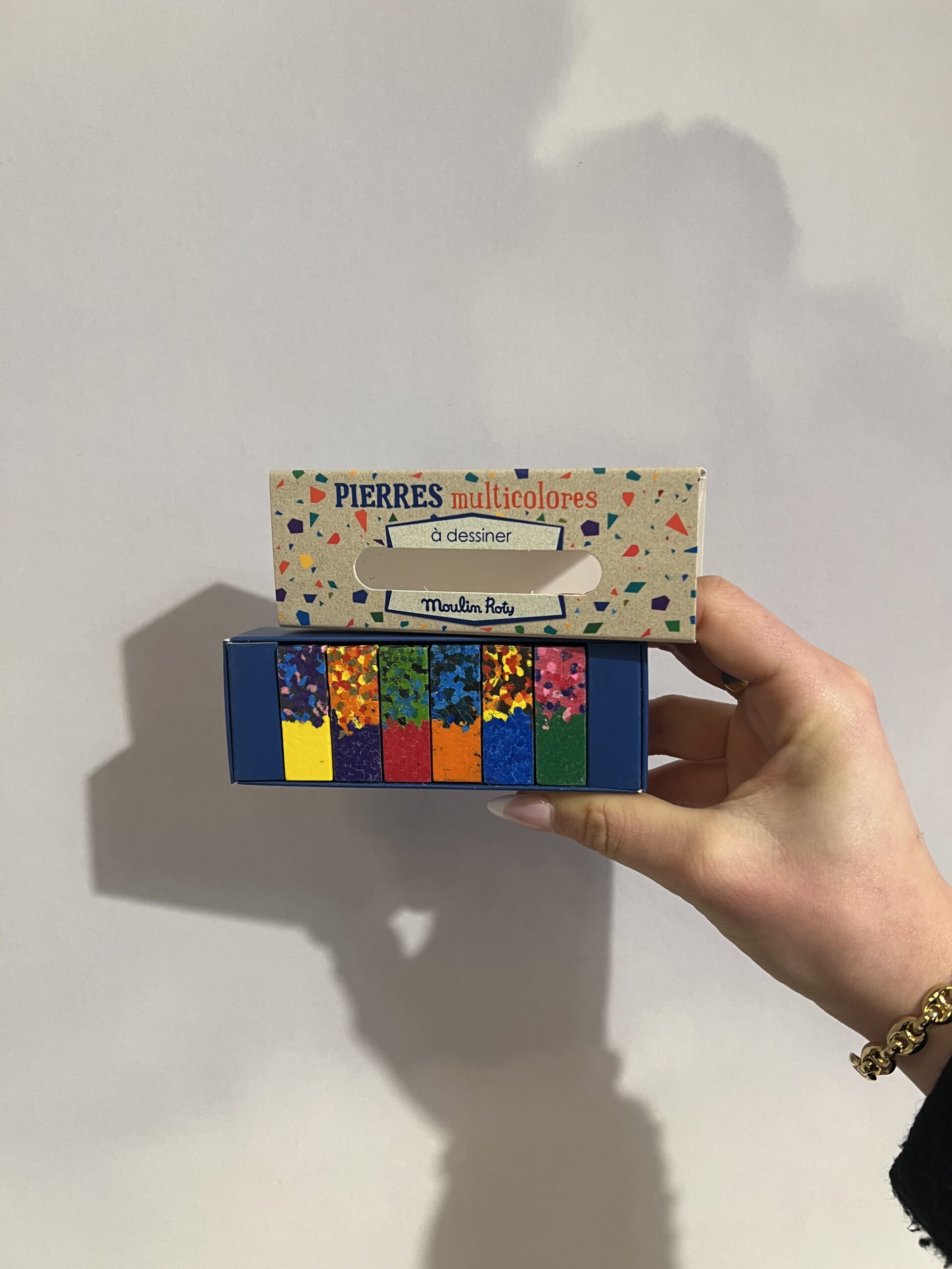 Boîte de 6 pierres de cire multicolores