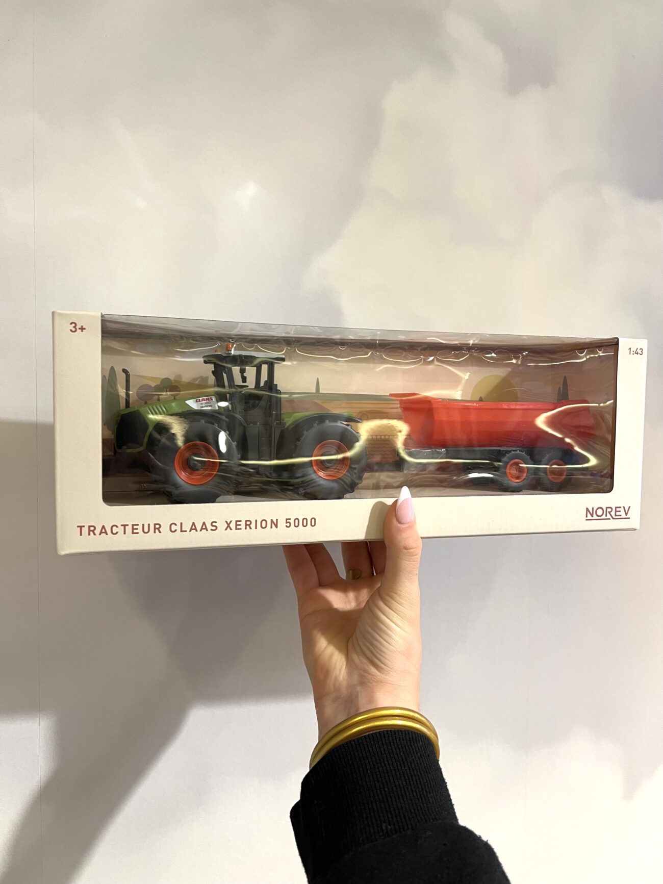 Tracteur avec remorque