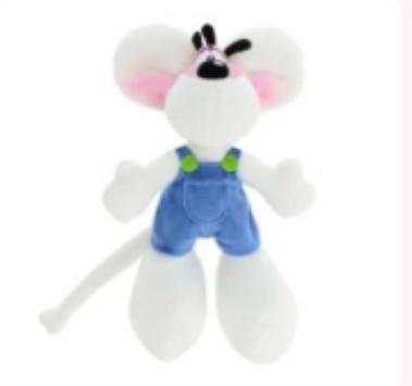 Peluche Diddl salopette bleue