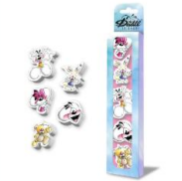 set de gommes 3D diddl