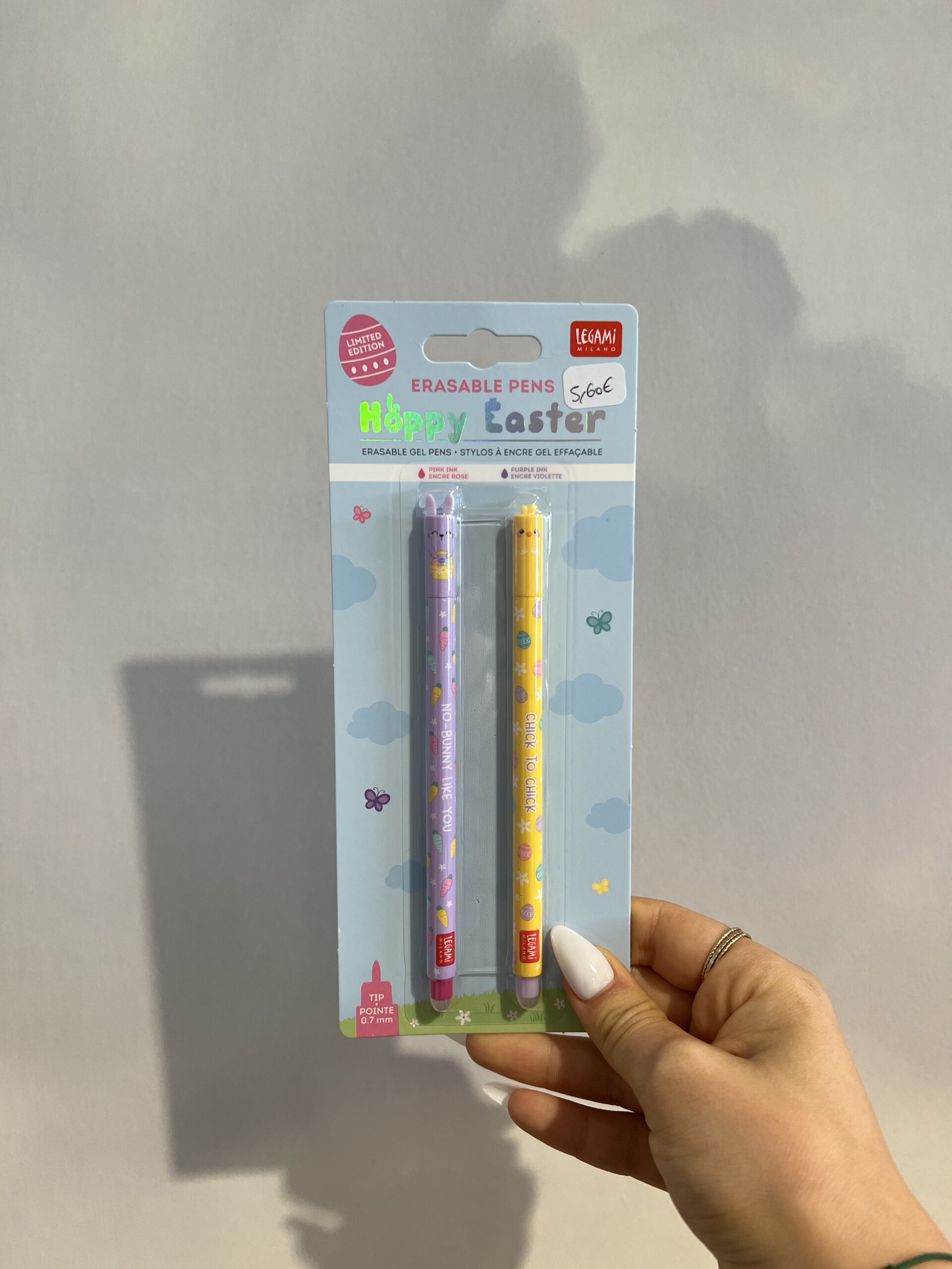 Stylos effaçables Legami édition Pâques