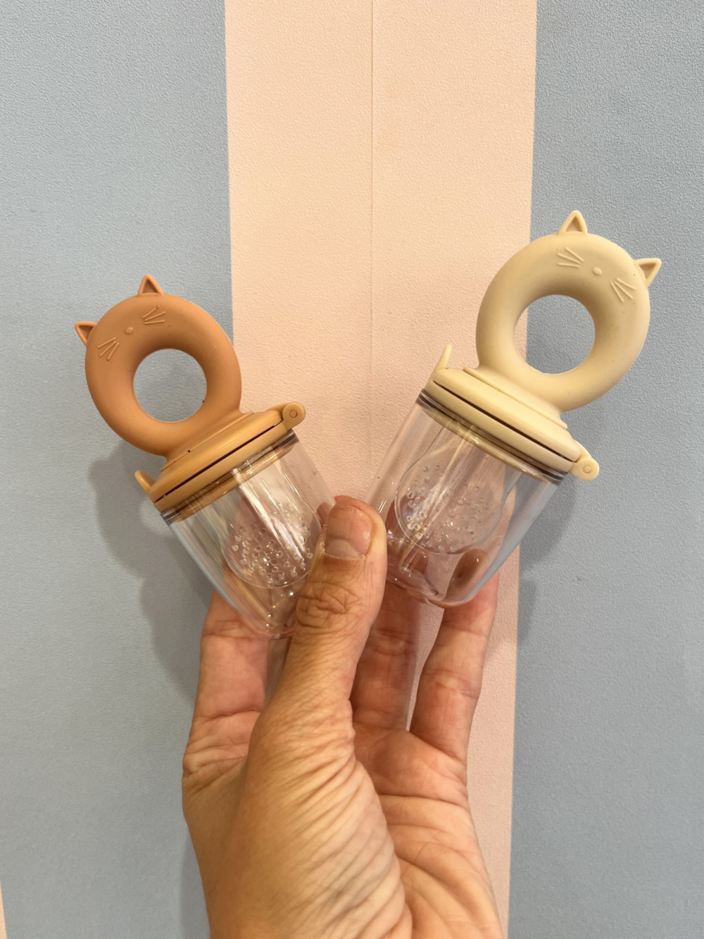 Grignoteuses Rose/Beige