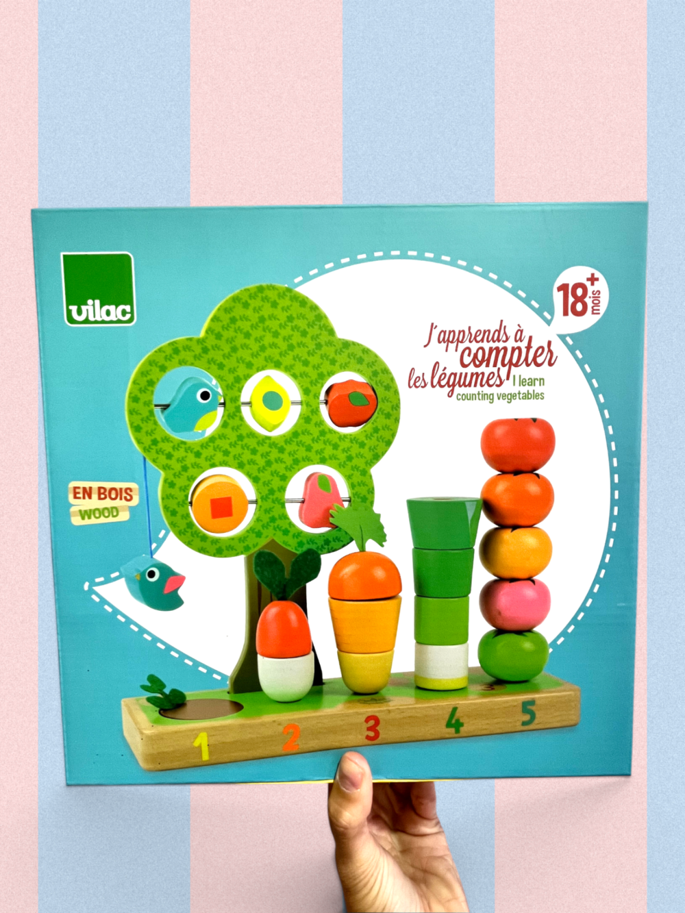 J'apprends à compter les légumes
