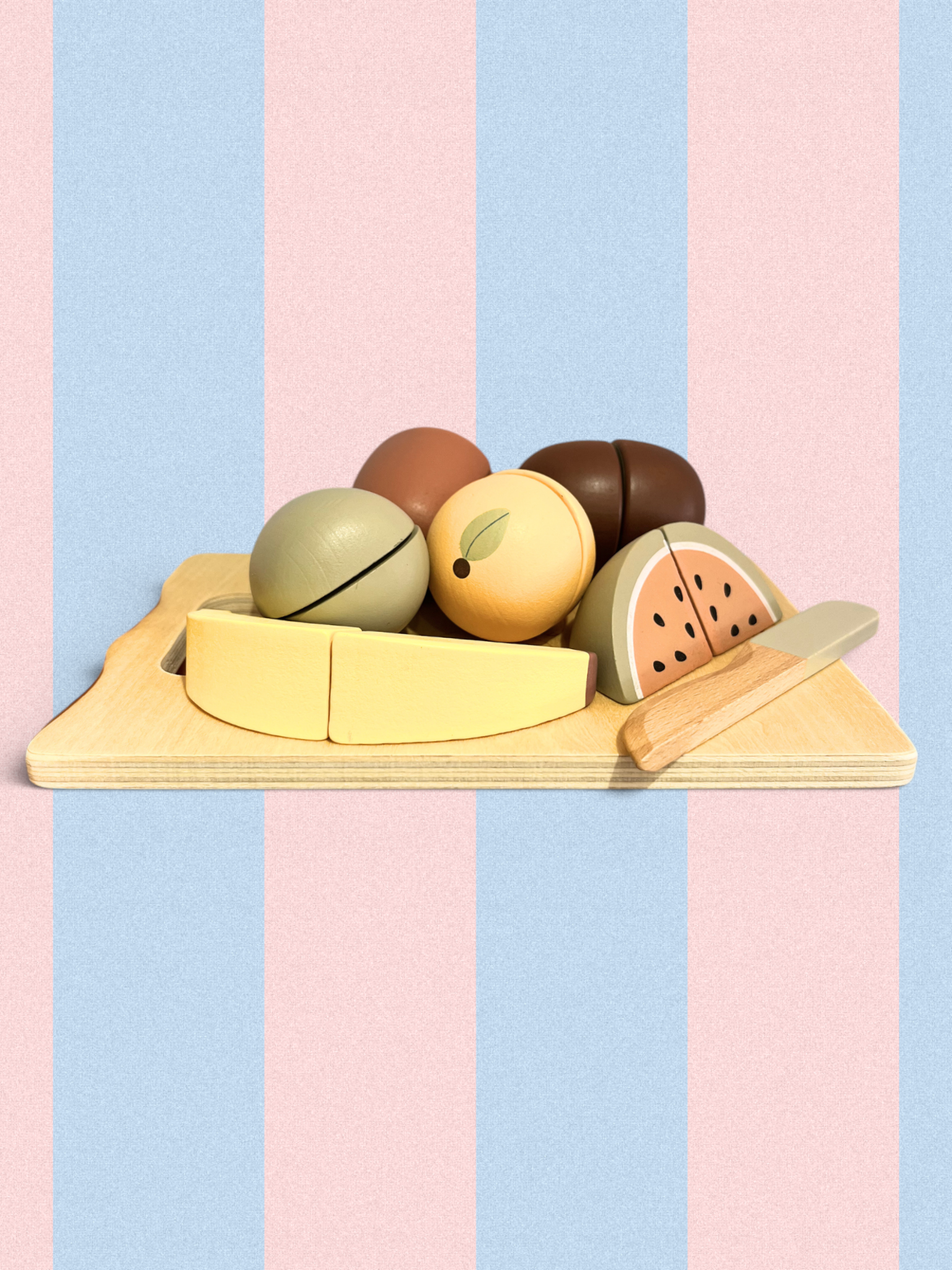 Fruits à couper en bois