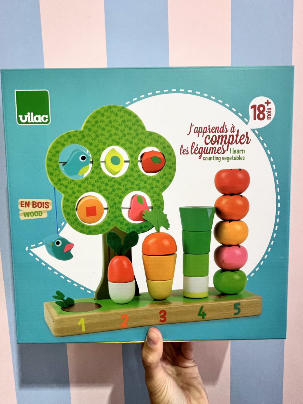 J'apprends à compter les légumes