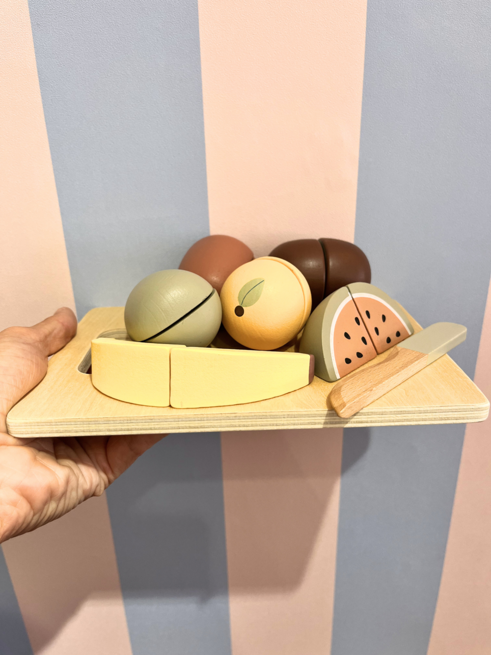 Fruits à couper en bois