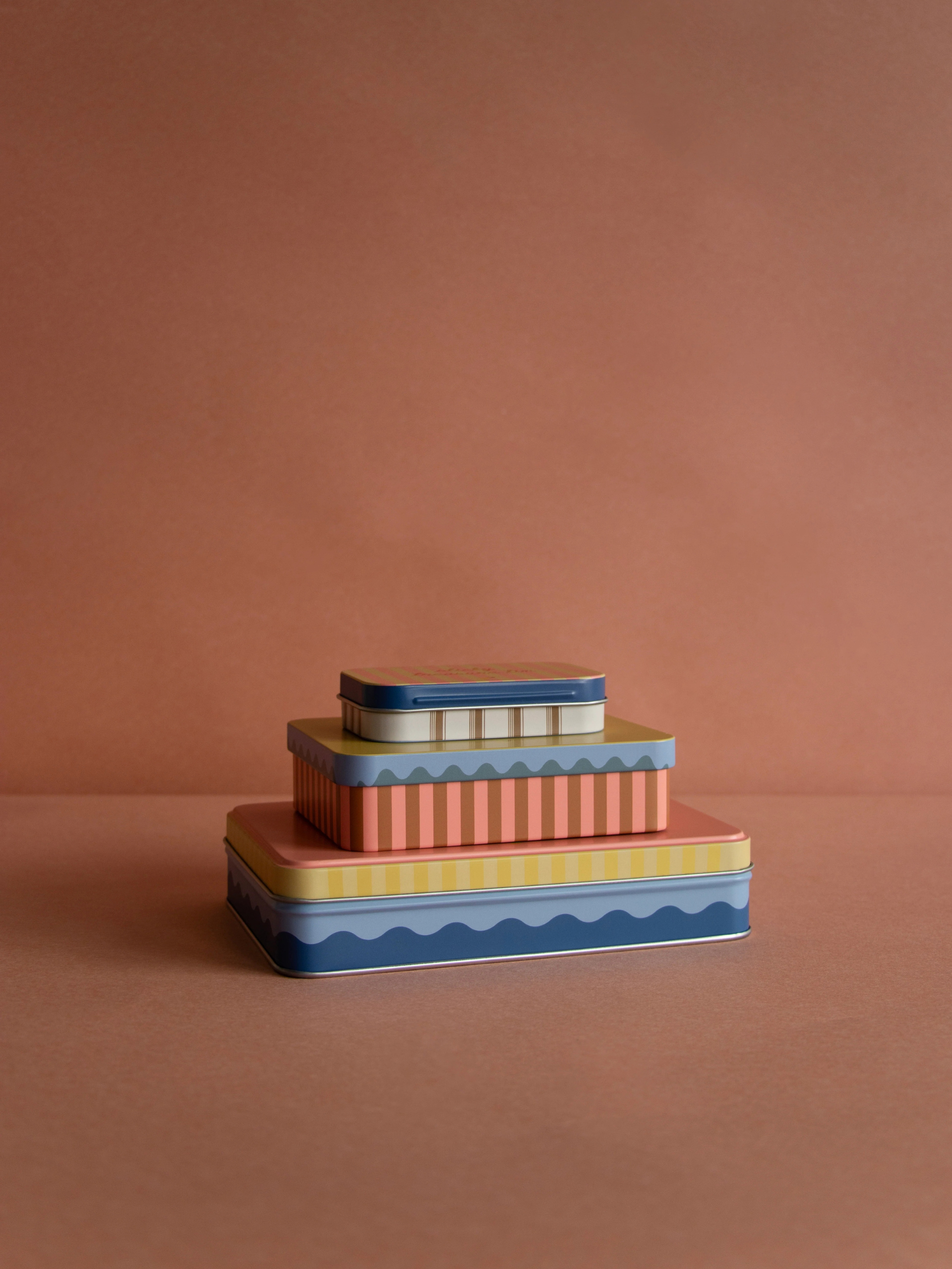 Foulard Rayures - Bleu & Orange – Image 5